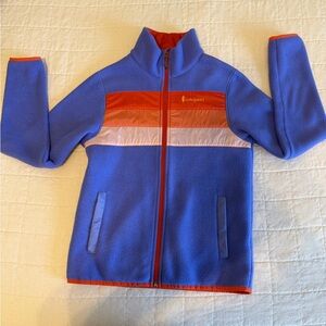 Cotopaxi Colorful Fleece Jacket with Red Accents